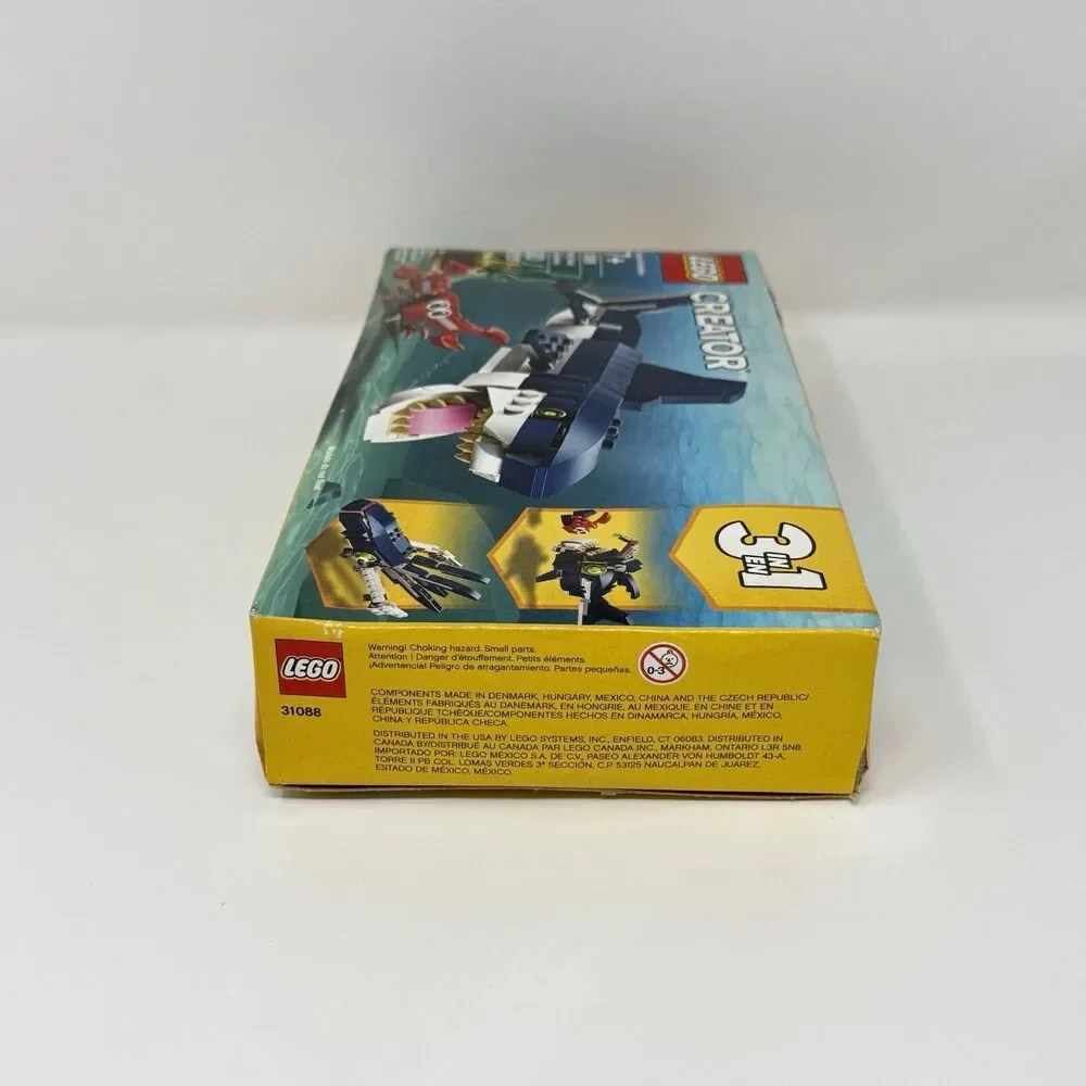 LEGO Creator Deep Sea Creatures 31088 New Sealed 3 in 1 Building Set